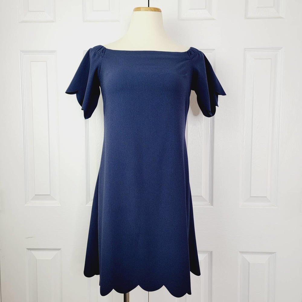 Banana Republic Scalloped Trim Dress
